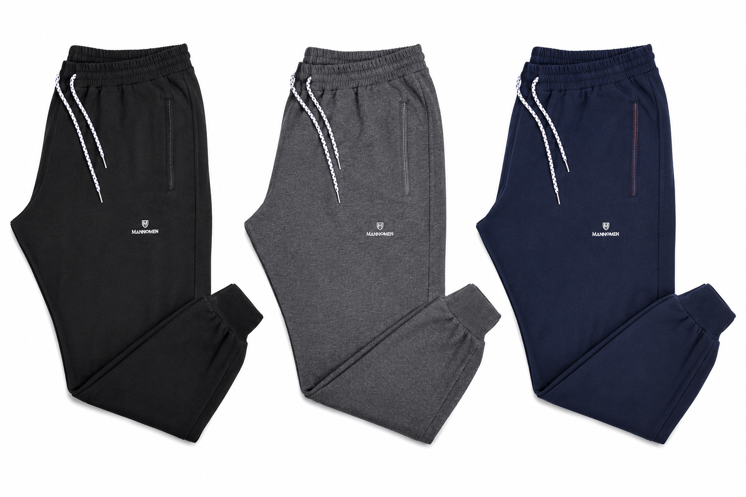 Mannomen Herren Premium-Jogginghose in Übergröße – Perfekter Komfort für jeden Tag