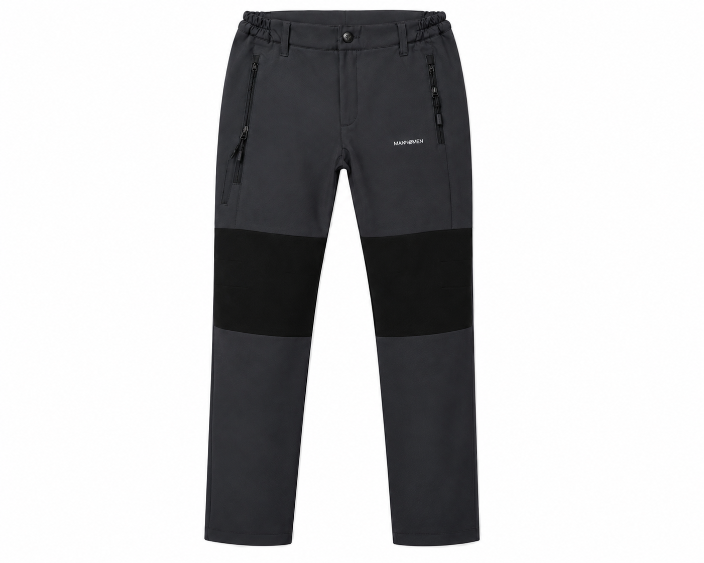 Mannomen Softshellhose,Outdoorhose,Trekkinghose Anglerhose Grau