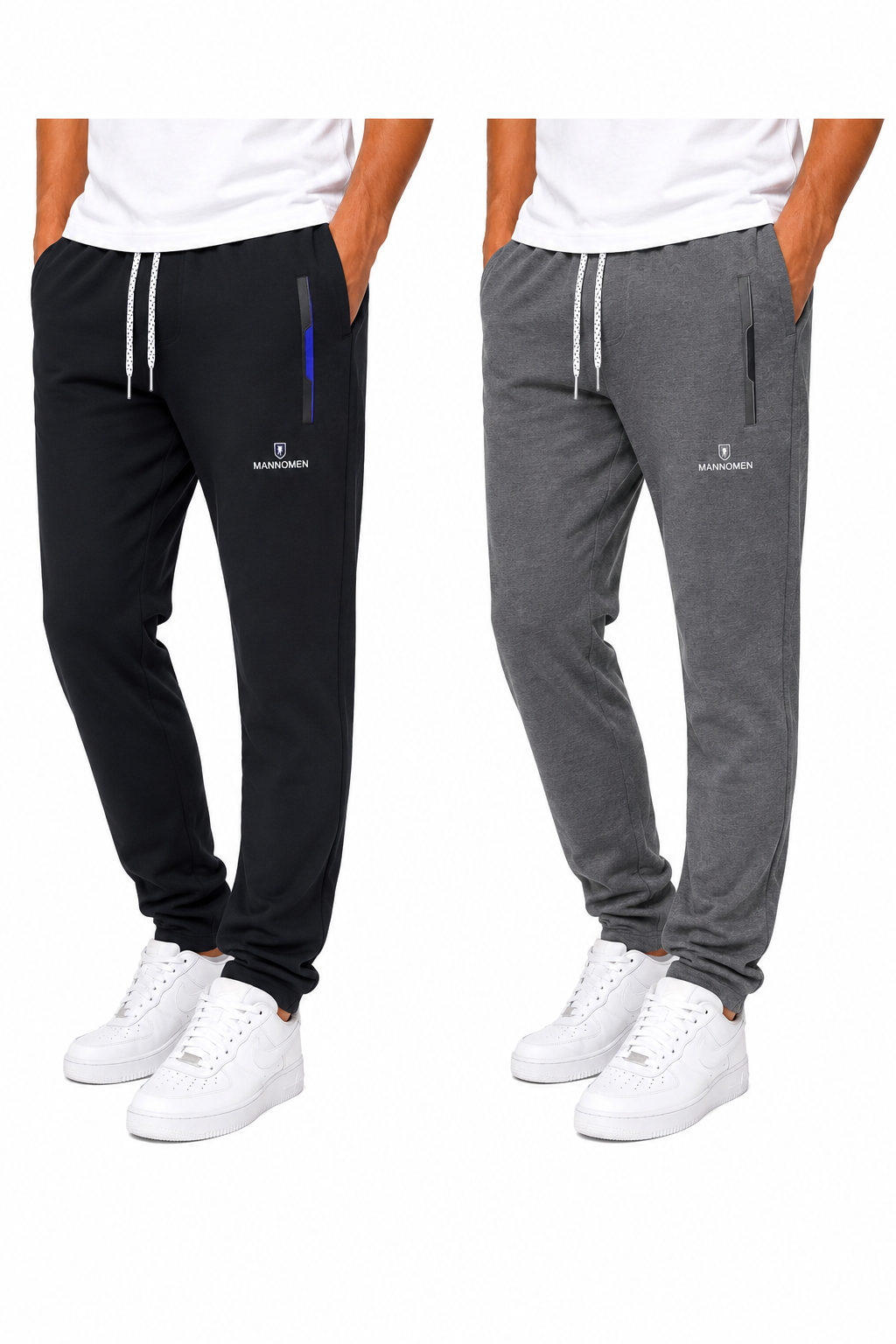 Mannomen Übergrößen-Jogginghose mit geradem Bein – Maximaler Komfort trifft sportlichen Style